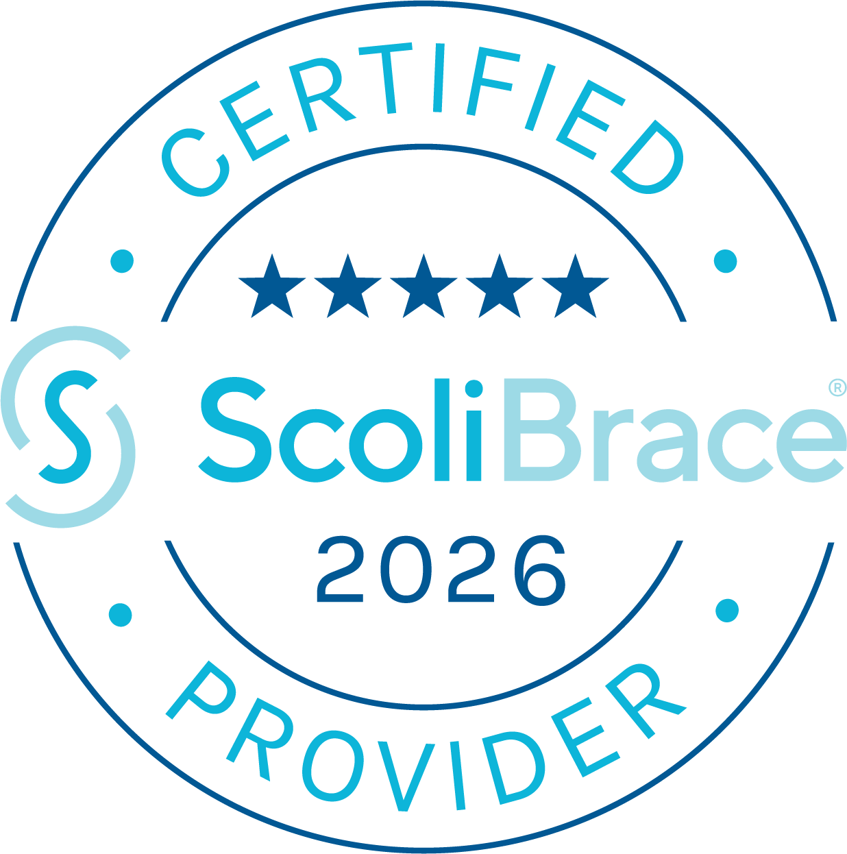 ScoliBrace Certified Provider 2025 Logo