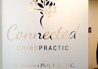 The Journey To Optimal Care Begins at Connected Chiropractic in SE Calgary, with an Initial Assessment for chiro care. The friendly and open entrance invites new practice members in.